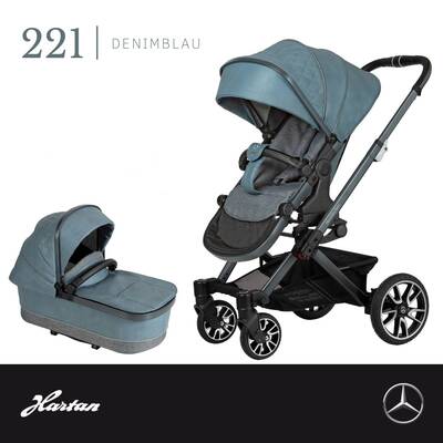 Mercedes Benz Avantgarde Denimblue Bebek Arabası - 3in1 Set - 2