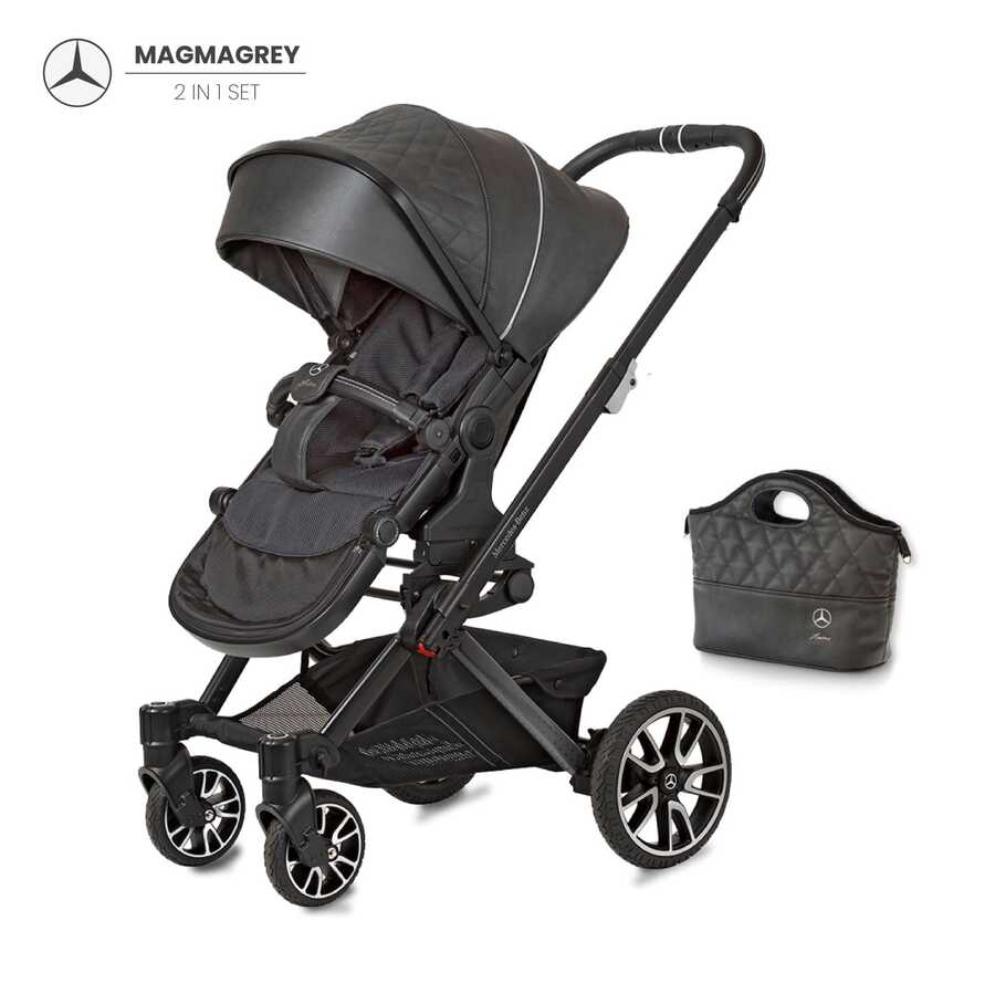 Mercedes Benz Avantgarde Magmagrey Bebek Arabası - 2in1Set