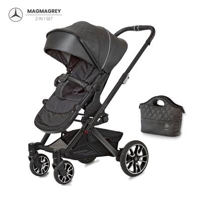 Mercedes Benz Avantgarde Magmagrey Bebek Arabası - 2in1 Set - 1