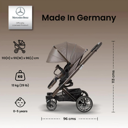 Mercedes Benz Avantgarde Tartufo Bebek Arabası - 2in1Set - 11