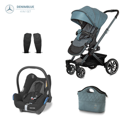 Mercedes-Benz - Mercedes Benz Avantgarde Travel Sistem Bebek Arabası 4 in1 Set + Maxi-Cosi Cabriofix Ana Kucağı ve Adaptör