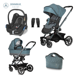 Mercedes Benz Avantgart Travel Sistem Bebek Arabası Full Set + Maxi-Cosi Cabriofix Ana Kucağı ve Adaptör - Thumbnail